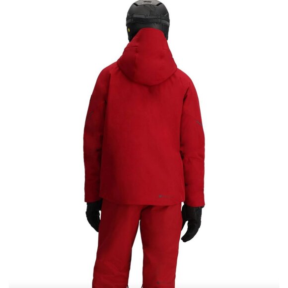 NEW Obermeyer Mens Small Raze Jacket Rustic Red Alpine Series Winter Ski Coat - Picture 4 of 16